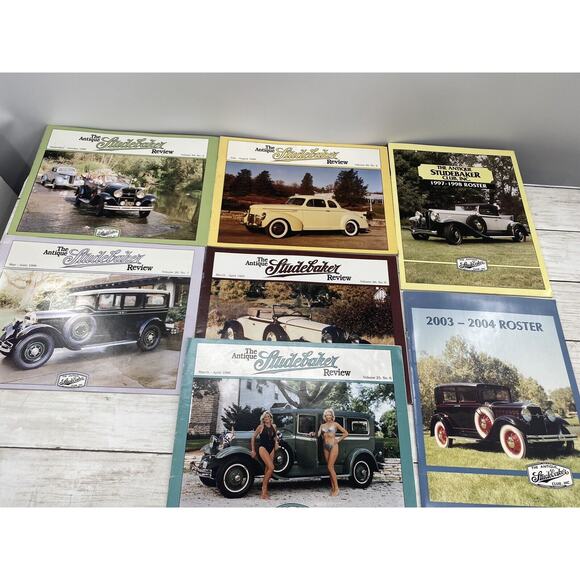 Vintage The Antique Studebaker Review and Car Club Magazines Lot of 7 Assorted - Picture 5 of 8